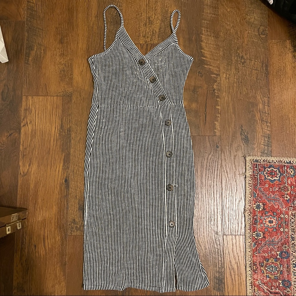 Striped summer dress || Small